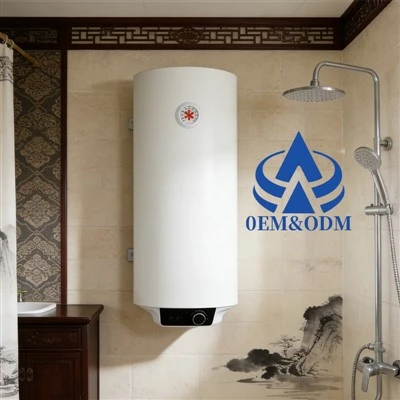 Géiser de agua eléctrico vertical blanco